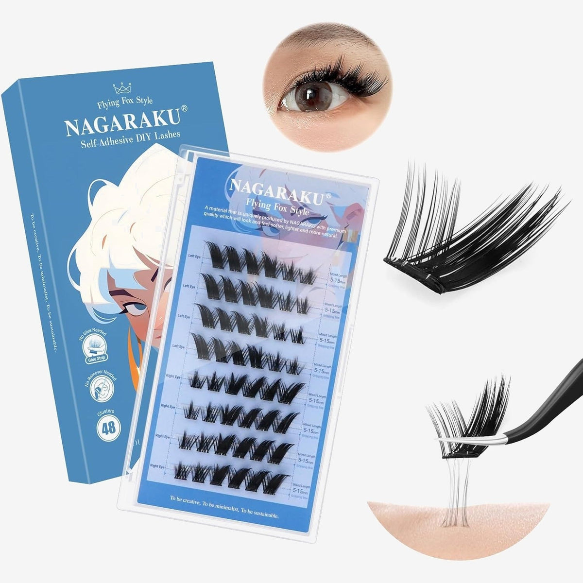 Pestañas DIY Flying Fox Style – Nagaraku - imagen 1