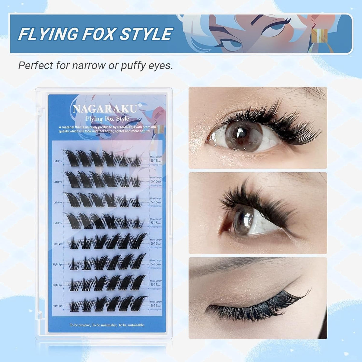 Pestañas DIY Flying Fox Style – Nagaraku - imagen 4