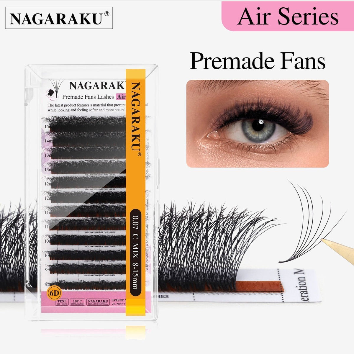 NAGARAKU PREMADE 1200 ABANICOS - imagen 2